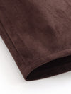 Plush Leather Shacket & Pants Set