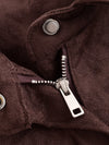Plush Leather Shacket & Pants Set