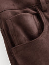 Plush Leather Shacket & Pants Set