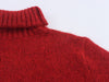 Asymmetric Hem Turtleneck Pullover Sweater