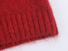 Asymmetric Hem Turtleneck Pullover Sweater
