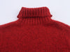 Asymmetric Hem Turtleneck Pullover Sweater