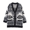 Jacquard Knit Cardigan
