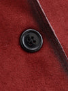 Contrast Suede Leather Jacket Coat