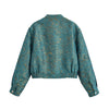 Autumn Retro Jacquard Short Jacket