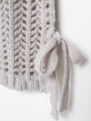 Sleeveless Side LaceThick Needle Cardigan Top