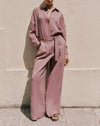 Soft Draping Shirt with Belt