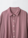 Soft Draping Shirt with Belt