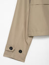 Casual Double Breasted Short Trench Coat