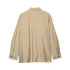 Gold Button Shirt & Stretch Waist Wide Leg Pants