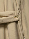 Gold Button Shirt & Stretch Waist Wide Leg Pants