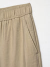 Gold Button Shirt & Stretch Waist Wide Leg Pants