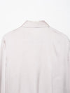 Autumn Bow Tie Texture Drape Shirt