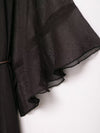 Fall Belted Mesh Dress