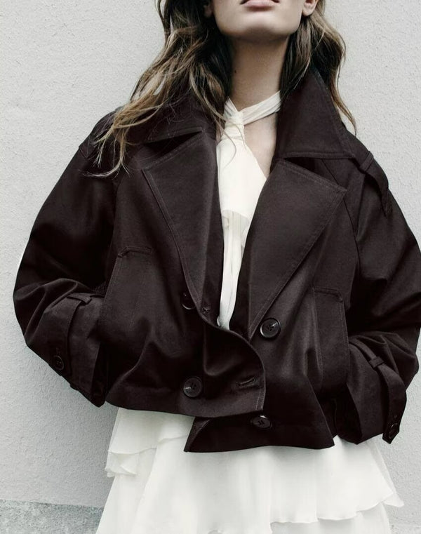 Trench Coat Short Jacket