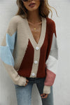 Color Block Cardigan