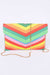 Multi Color Envelope Clutch Bag