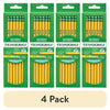 (4 pack) Ticonderoga Premium Wood Pencils, Unsharpened #2 Lead, Yellow, 24 Count