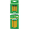 (4 pack) Ticonderoga Premium Wood Pencils, Unsharpened #2 Lead, Yellow, 24 Count