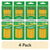 (4 pack) Ticonderoga Premium Wood Pencils, Unsharpened #2 Lead, Yellow, 24 Count
