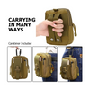 JupiterGear Tactical MOLLE Military Pouch Waist Bag for Hiking, Running and Outdoor Activities