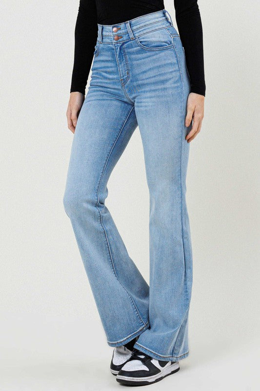 HIGH WAISTED FLARE JEAN