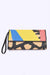 Artsy Printed Wristlet Clutch