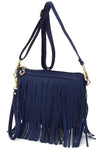 Western Fringe Clutch Cross Body Bag