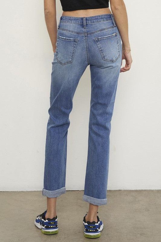 SLIM FIT BOYFRIEND JEANS - Cocoa Yacht Club