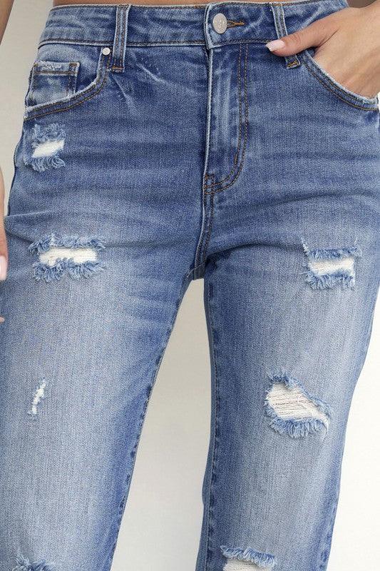 SLIM FIT BOYFRIEND JEANS - Cocoa Yacht Club