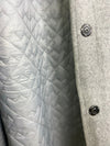 Genuine Scandinavian Mink Fur Virgin Wool Coat