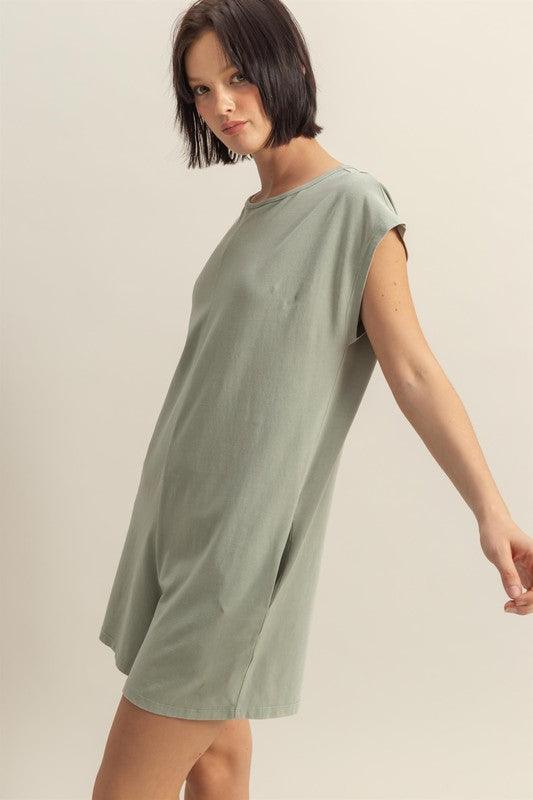 HYFVE Round Neck Cap Sleeve Relaxed Fit Breezy Romper