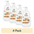 (4 pack) D ove Advanced Care Women's Hand Soap All Skin Shea Butter & Warm Vanilla, 12 oz
