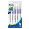 Blue Stick Pen w/ Cushion Grip (8/Pack)