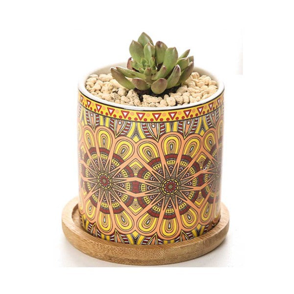 Mandala Planter Set of 4