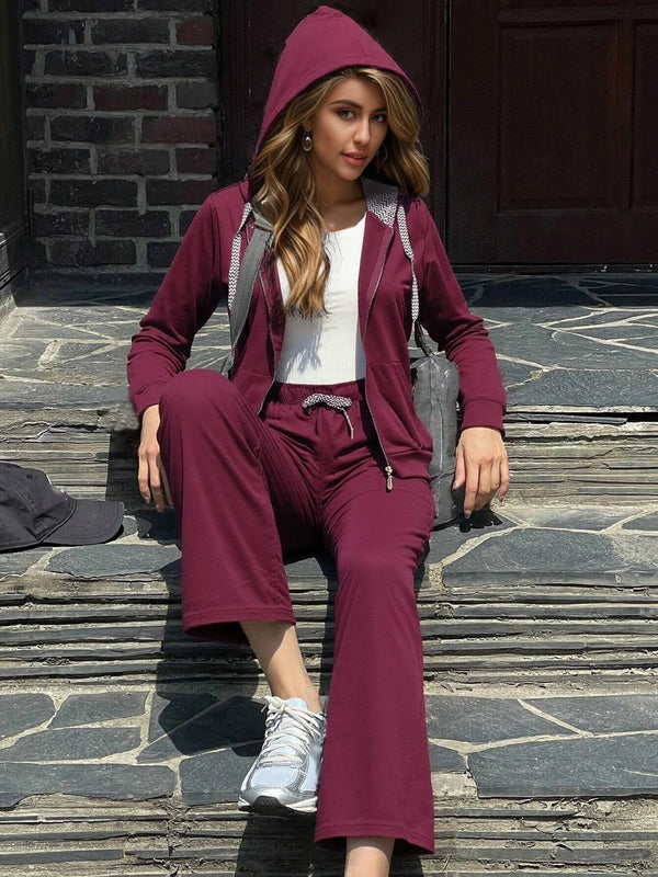 ComfyChic Plus Size Hoodie Set Activewear