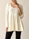 BAMBOO WAFFLE BABYDOLL TUNIC