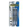 Black Needle-Tip Rollerball Pen (3/Pack)