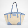 Gucci Beige x Brown Canvas Swing Tote