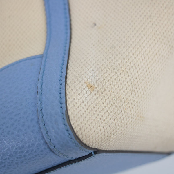 Gucci Beige x Brown Canvas Swing Tote