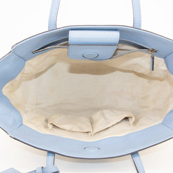 Gucci Beige x Brown Canvas Swing Tote