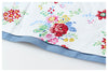 Blue & Floral Lined Faux Cloak Short Blazer