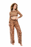 LEOPARD BEACH PANTS one size, fits all