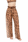 LEOPARD BEACH PANTS one size, fits all