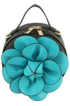 Fashion 3D Flower Round Crossbody Bag