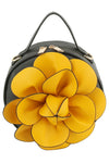 Fashion 3D Flower Round Crossbody Bag