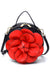 Fashion 3D Flower Round Crossbody Bag