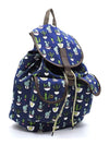 Cactus Printed Canvas Backpack