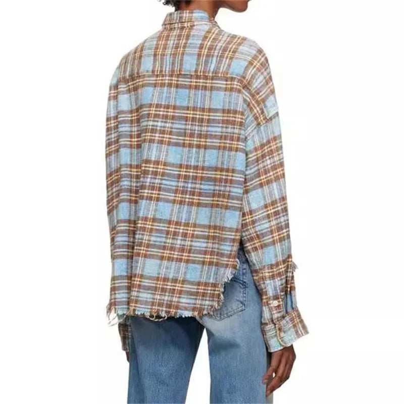 Cocoa Yacht Club Plaid Flannel Shirt