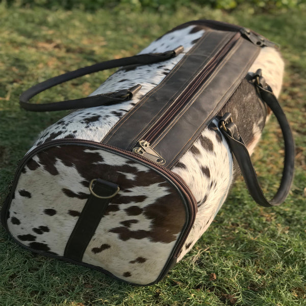 Medium Cowhide Duffel Bag